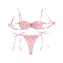 Lilosy Sexy Lingerie Set 2 Piece Women Bra and Panty