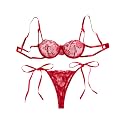 Lilosy Sexy Lingerie Set 2 Piece Women Bra and Panty