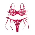 Lilosy Sexy Lingerie Set 2 Piece Women Bra and Panty