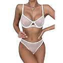Lilosy Sexy Lingerie Set 2 Piece Women Matching Bra and Panty