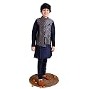 LILPICKS Boys Solid Kurta Pyjama Set with