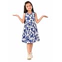 LILPICKS Floral Printed Sleeveless Criss Cross Back