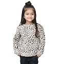 LILPICKS Girls Animal Printed Sweatshirt Brown
