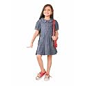 LILPICKS Solid Button Down Drop Waist Denim