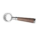 LILQ 54mm Bottomless Naked 3 Ears Portafilter | Compatible with Breville Machines | Stable Handle (WalnutFusionV4, 54mm)