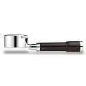 LILQ 58mm Bottomless Naked 2 Ears Portafilter | Compatible with Gaggia Machines | Stable Handle (Blackwood Fusion, 58mm For Gaggia)