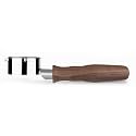 LILQ 54mm Naked Bottomless Portafilter Compatible with Breville Barista Express, Barista Pro, Bambino, and More – 18-20g basket included (Walnut, 54mm)
