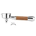LILQ 54mm Spouted 3 Ears Portafilter Compatible with Breville Machines Stable Handle (Barcino Fusion, 54mm Double Spouts)