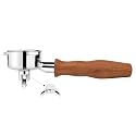 LILQ 54mm Spouted Portafilter Compatible with Breville Barista Express, Barista Pro, Bambino, and More – 18-20g basket included (Rosewood, 54mm Double Spouts)