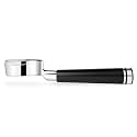LILQ 58mm Bottomless Naked 2 Ears Portafilter Compatible with E61 Grouphead Machines– Includes 18–20g Basket (Aluminum Flat, 58mm For E61)