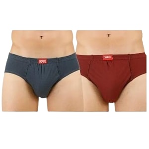 LILSLIM Mens Cotton Briefs Pack of 2