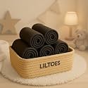 LILTOES SmartDry 5-Layer Booster Pads for Cloth Diaper | High Absorbent 5 Layer Washable and Reusable | Wet Free Booster Inserts | The Ultimate Baby Cloth Diaper Soaker Inserts Pack Of 5