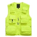 Lilychan Mens Utility Casual Fishing Vests Outdoor Vest Multi Pockets Cargo Vest Travel Hunting Camping Tactical Outerwear
