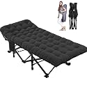 LILYPELLE Oversized XXL Folding Camping Cot, 32" Heavy Duty Sleeping Cots
