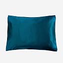 Lilysilk 100% Nature Silk Pillowcase for Travel Pillows, Dark Teal, 12" x 16"