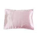 LilySilk 100% Nature Silk Pillowcase for Travel Pillows, Rosy Pink, 15" x 22"