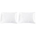 Lilysilk 100% Silk Pillowcase Travel Bedding Size, White, 12" x 16" (Pack of 2)