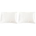 LilySilk 3101-01-30x40 100% Mulberry Silk Travel Pillowcase, 12 x 16, Ivory (Pack of 2)