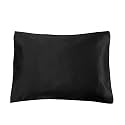 Lilysilk Pillowcase Mulberry Silk 19 Momme, Black, 16" x 24"
