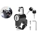 LIMBANI BROTHERS Universal Motorcycle helmet lock for bike handle with 2 key, Helmet Security Lock, Anti-Theft Fixed Multi-Function Electric Security Lock, Automotive Accessories for Bicycles, scooter