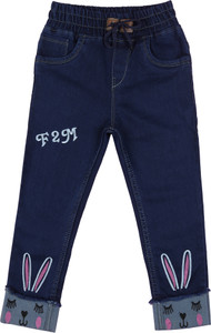 limcee slim boys  girls dark blue jeans