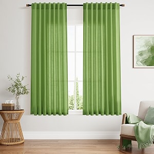 Lime Green Curtains 63 Inches Long 2