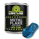 LiME LiNE Automotive Metal Flake Midcoat - No Reducer Needed (Sky Blue, 1 Quart)
