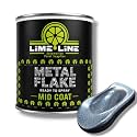 LiME LiNE Automotive Metal Flake Midcoat - No Reducer Needed (Ice Blue, 1 Quart)