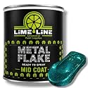 LiME LiNE Automotive Metal Flake Midcoat - No Reducer Needed (Turquoise, 1 Gallon)