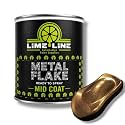 LiME LiNE Automotive Metal Flake Midcoat - No Reducer Needed (Bronze, 1 Quart)