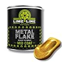LiME LiNE Automotive Metal Flake Midcoat - No Reducer Needed (Gold, 1 Quart)