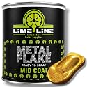 LiME LiNE Automotive Metal Flake Midcoat - No Reducer Needed (Gold, 1 Gallon)