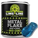 LiME LiNE Automotive Metal Flake Midcoat - No Reducer Needed (Sky Blue, 1 Gallon)