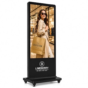 limeberry 32 inch digital standee signage kiosk full hd android display