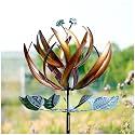 LimeHill Wind Spinner for Yard and Garden - Large Metal Kinetic Wind Sculptures for Outdoor Decorations (24 X 84 Inches)