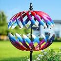 LimeHill Wind Spinners Outdoor, 84" Large Metal Wind Spinners for Yard and Garden, Wind Sculptures &amp; Spinners with Stake, Windmill for Yard Ideal Gift for Family Friends