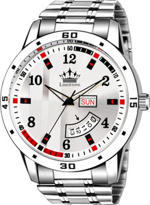 LIMESTONE Day and Date Functioning Stainless Steel