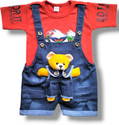 LIMITED EDITION PRIME Dungaree For Baby Boys & Baby Girls Casual Printed Cotton Blend