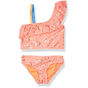 Limited Too Girls Printed Two Piece Swimsuit