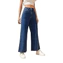 LINARIA Wide Leg Jeans Mid Waist Relaxed