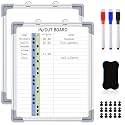 Lincia in and Out Magnetic Dry-Erase Board 16" x 12" White Board