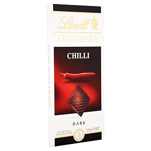 lindt excellence chilli dark chocolate 100 gm pack