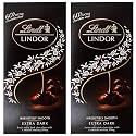 Lindt Lindor Irresistibly Smooth Extra Dark Chocolate, 100gm - (Pack of 2)