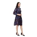 A-Line Floral Printed Fit amp Flared Western