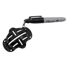 line m up pro precision golf ball alignment and identification tool with sharpie mini