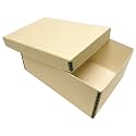 Lineco Archival Photo Card Box, Museum-Quality Storage, 5x8x12 Inch, Tan