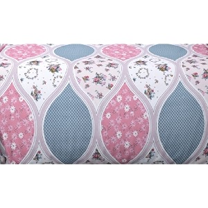 350tc cotton feel glace cotton elastic fitted printed king size double bed bedsheet with 2 pillow cover7234x7834 multicolor