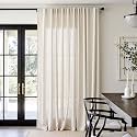 jinchan Linen Curtains Light Filtering Back Tab