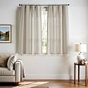 jinchan Linen Curtains Light Filtering Back Tab