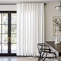 jinchan Linen Curtains Light Filtering Back Tab